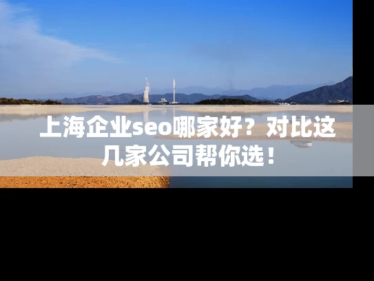 上海企业seo哪家好？对比这几家公司帮你选！