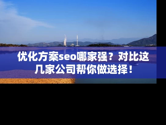 优化方案seo哪家强？对比这几家公司帮你做选择！