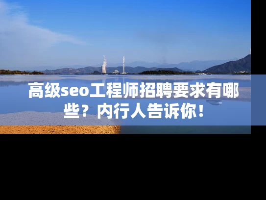 高级seo工程师招聘要求有哪些？内行人告诉你！