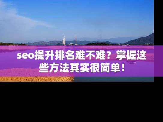 seo提升排名难不难？掌握这些方法其实很简单！