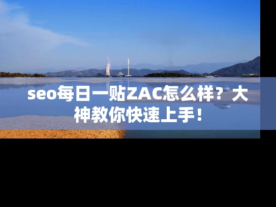 seo每日一贴ZAC怎么样？大神教你快速上手！