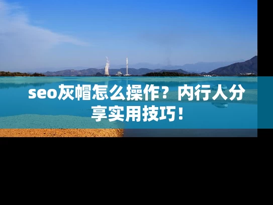 seo灰帽怎么操作？内行人分享实用技巧！