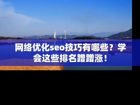 网络优化seo技巧有哪些？学会这些排名蹭蹭涨！