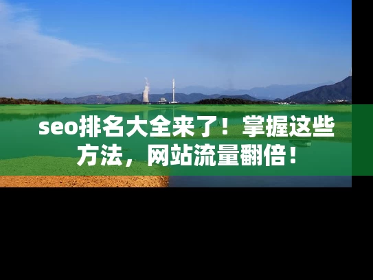 seo排名大全来了！掌握这些方法，网站流量翻倍！