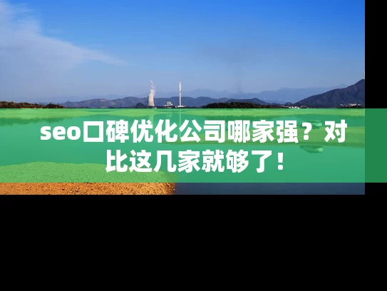 seo口碑优化公司哪家强？对比这几家就够了！