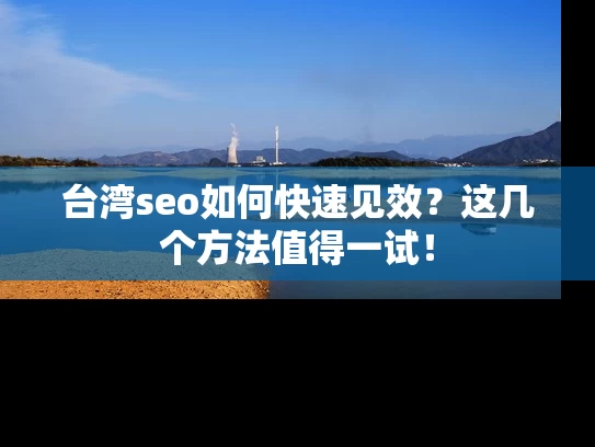 台湾seo如何快速见效？这几个方法值得一试！
