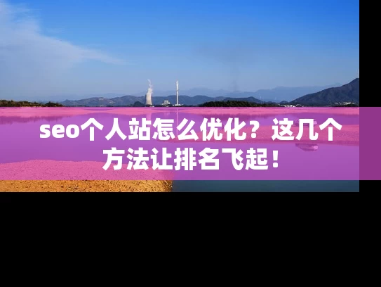 seo个人站怎么优化？这几个方法让排名飞起！