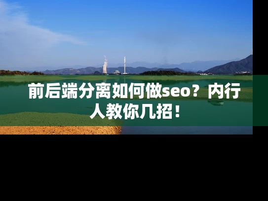 前后端分离如何做seo？内行人教你几招！