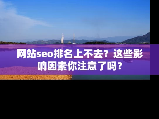 网站seo排名上不去？这些影响因素你注意了吗？