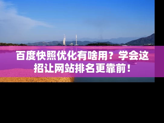 百度快照优化有啥用？学会这招让网站排名更靠前！
