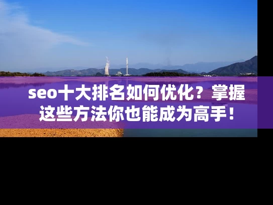 seo十大排名如何优化？掌握这些方法你也能成为高手！