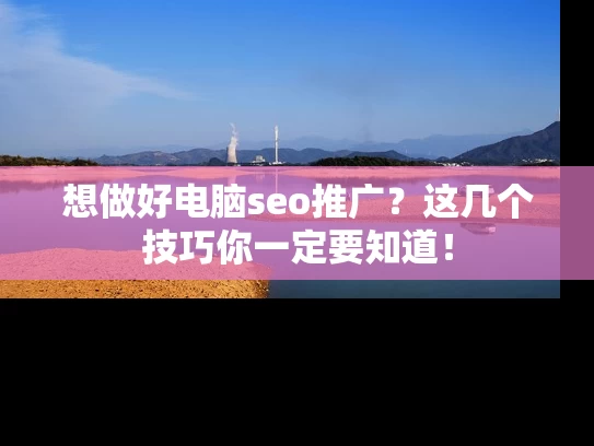 想做好电脑seo推广？这几个技巧你一定要知道！
