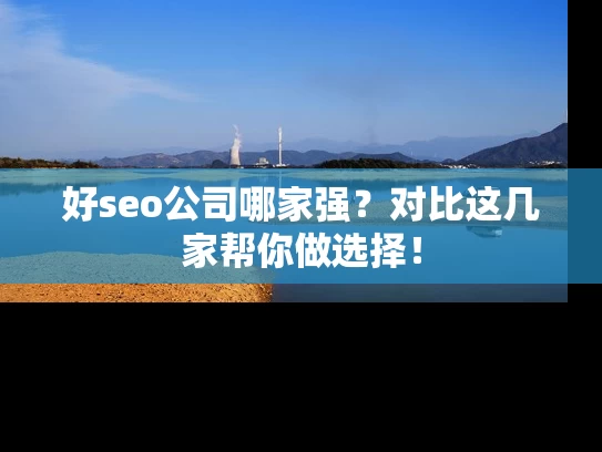 好seo公司哪家强？对比这几家帮你做选择！