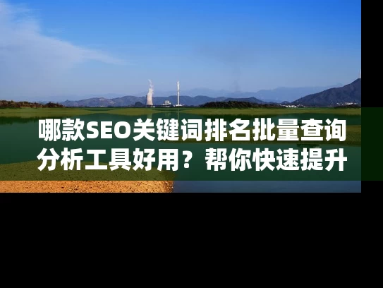 哪款SEO关键词排名批量查询分析工具好用？帮你快速提升排名！
