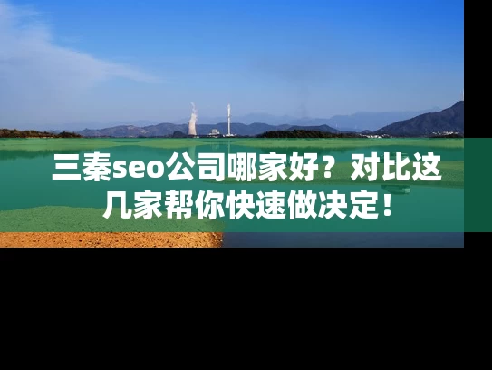 三秦seo公司哪家好？对比这几家帮你快速做决定！