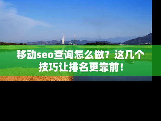 移动seo查询怎么做？这几个技巧让排名更靠前！
