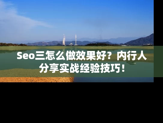 Seo三怎么做效果好？内行人分享实战经验技巧！