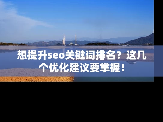 想提升seo关键词排名？这几个优化建议要掌握！