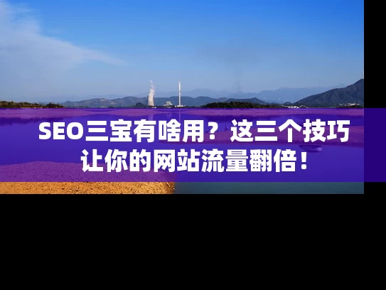 SEO三宝有啥用？这三个技巧让你的网站流量翻倍！