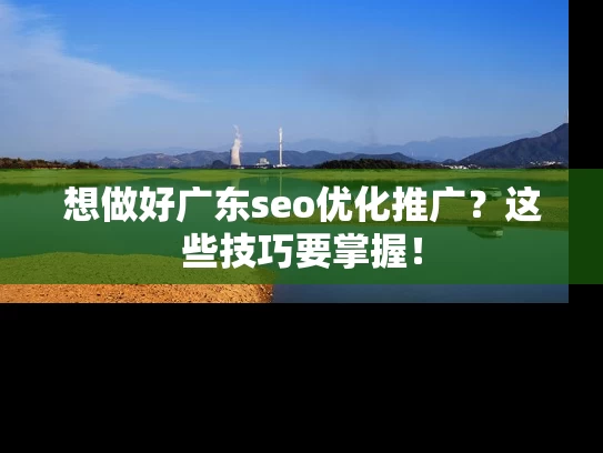 想做好广东seo优化推广？这些技巧要掌握！