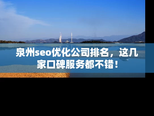 泉州seo优化公司排名，这几家口碑服务都不错！