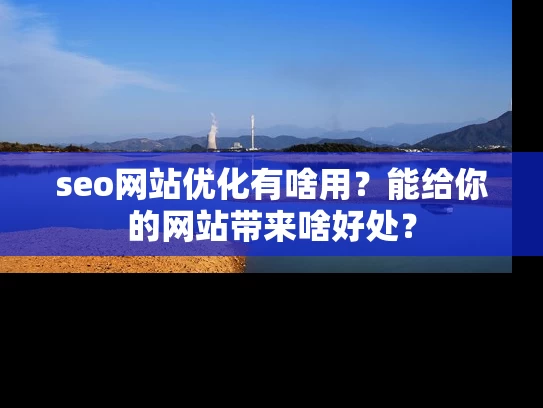 seo网站优化有啥用？能给你的网站带来啥好处？