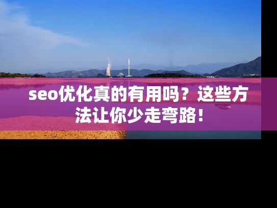 seo优化真的有用吗？这些方法让你少走弯路！