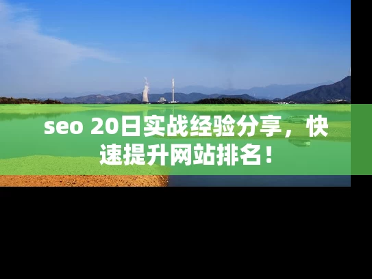 seo 20日实战经验分享，快速提升网站排名！
