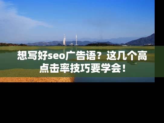 想写好seo广告语？这几个高点击率技巧要学会！