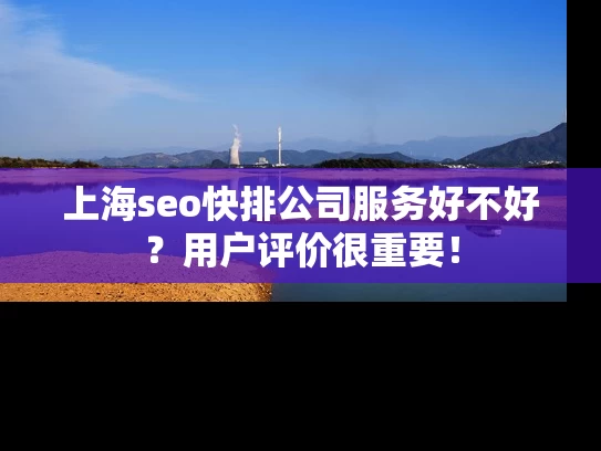 上海seo快排公司服务好不好？用户评价很重要！