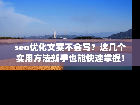 seo优化文案不会写？这几个实用方法新手也能快速掌握！