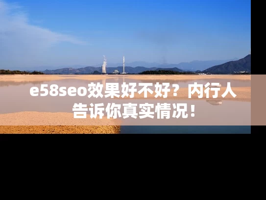 e58seo效果好不好？内行人告诉你真实情况！