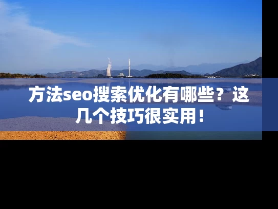 方法seo搜索优化有哪些？这几个技巧很实用！