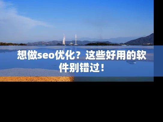 想做seo优化？这些好用的软件别错过！
