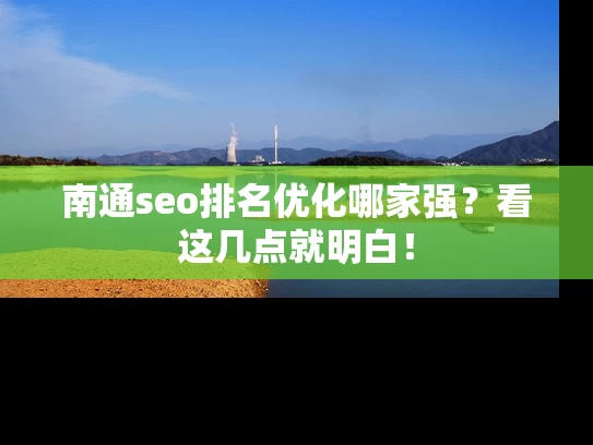 南通seo排名优化哪家强？看这几点就明白！