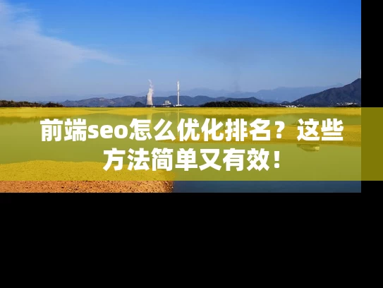 前端seo怎么优化排名？这些方法简单又有效！