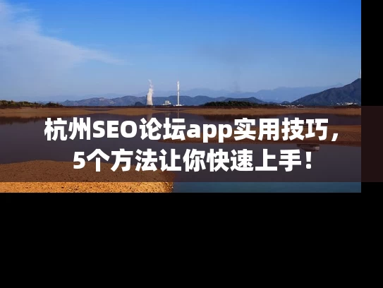 杭州SEO论坛app实用技巧，5个方法让你快速上手！