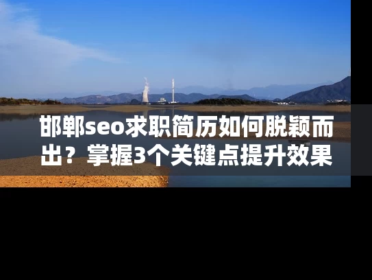 邯郸seo求职简历如何脱颖而出？掌握3个关键点提升效果