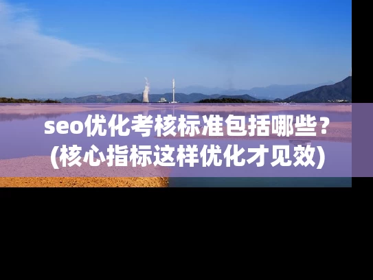seo优化考核标准包括哪些？(核心指标这样优化才见效)