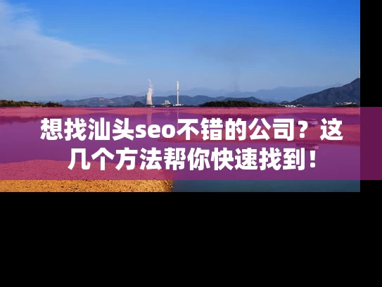 想找汕头seo不错的公司？这几个方法帮你快速找到！