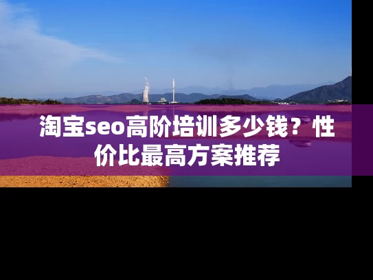淘宝seo高阶培训多少钱？性价比最高方案推荐