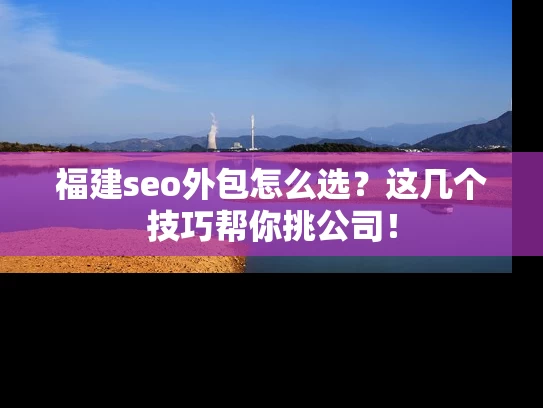 福建seo外包怎么选？这几个技巧帮你挑公司！
