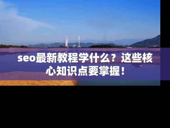 seo最新教程学什么？这些核心知识点要掌握！