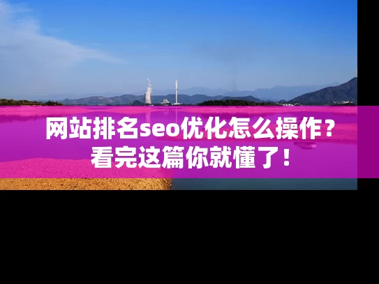 网站排名seo优化怎么操作？看完这篇你就懂了！