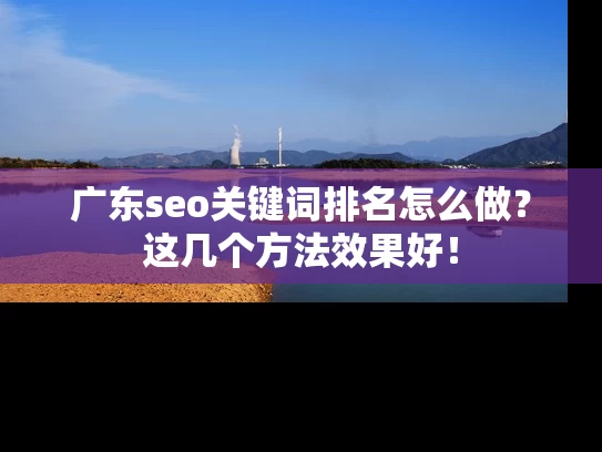 广东seo关键词排名怎么做？这几个方法效果好！
