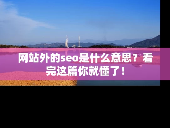 网站外的seo是什么意思？看完这篇你就懂了！