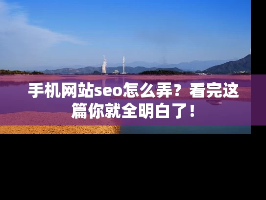 手机网站seo怎么弄？看完这篇你就全明白了！