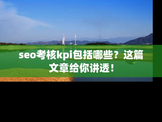seo考核kpi包括哪些？这篇文章给你讲透！