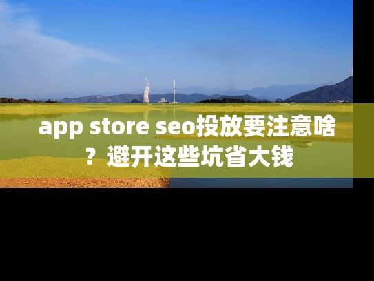 app store seo投放要注意啥？避开这些坑省大钱