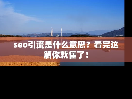 seo引流是什么意思？看完这篇你就懂了！